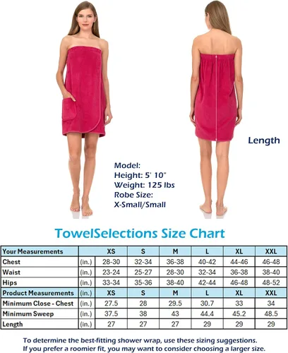 Miniatura 7 de TowelSelections - Toalla de baño para mujer para baño, spa, ducha
