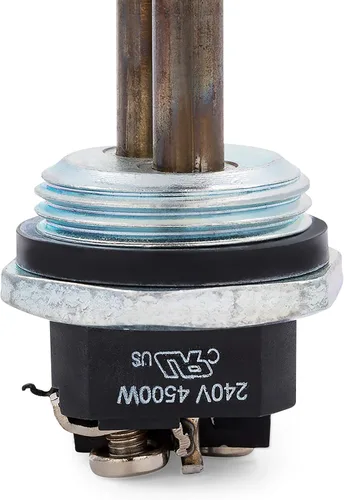 Miniatura 6 de Camco 02923 4500W 240V Elemento calefactor de agua plegable con tornillos, con doblez anticalcáreo - Ultra baja densidad de vatios, Hierro, 4500W