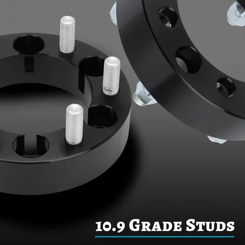 Miniatura 98 de IRONTEK Espaciadores de rueda de 2 pulgadas de 0.236 x 5.315 in para F150 (orificio de cubo de 3.429 in, pernos M14x2) 0.236x5.315 in a 0.236x5.315