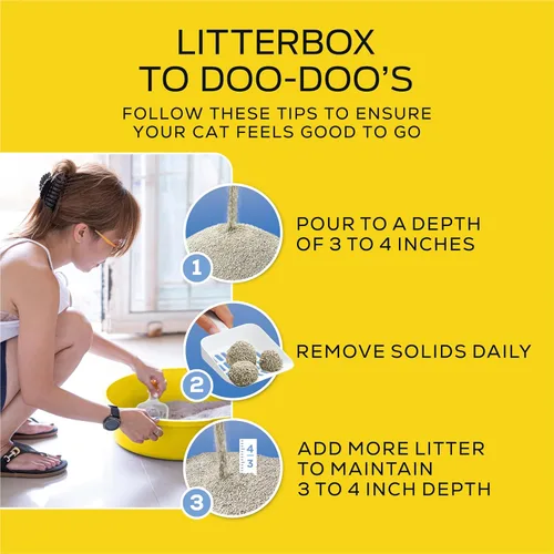 Miniatura 6 de Purina Tidy Cats - Arena ligera para gatos, de bajo polvo, control de olores, rendimiento 24/7, para múltiples gatos - Caja de 12 libras