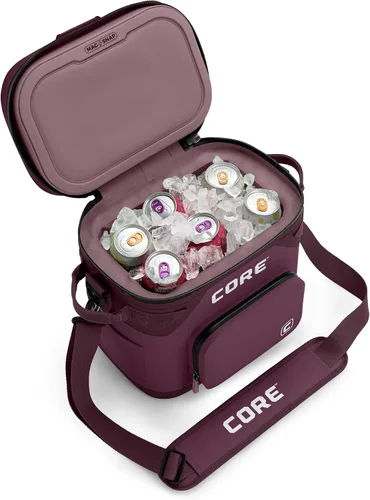 Miniatura 12 de CORE - Bolsa de enfriador suave a prueba de fugas magnética con cremallera impermeable Bolsa aislada enfriador portátil Mejor enfriador suave