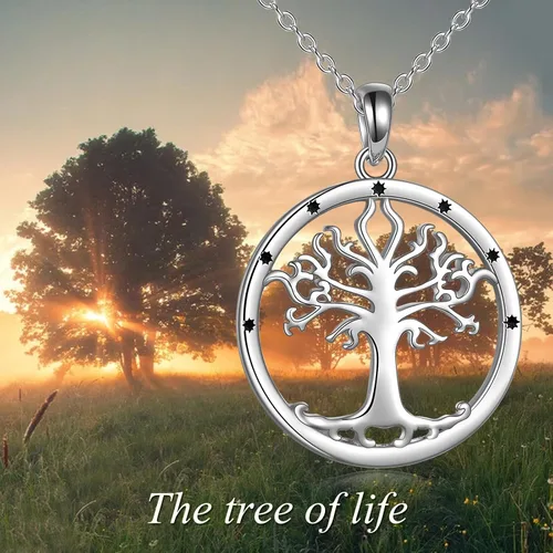 Miniatura 6 de POPLYKE Collar de plata esterlina Arwen Evenstar para mamá, niñas, esposa, novia, cumpleaños, día de San Valentín