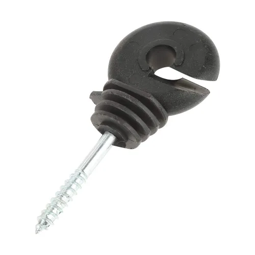 Miniatura 9 de 50 aisladores de anillo de rosca, aisladores de poste de madera, accesorios de sistema de rejilla para ganadería electrónica
