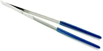 Miniatura 6 de Pinzas de vapor 8 "Puntas recubiertas de PVC con punta de goma suave para laboratorio, herramienta de artesanía de joyería industrial, pinzas