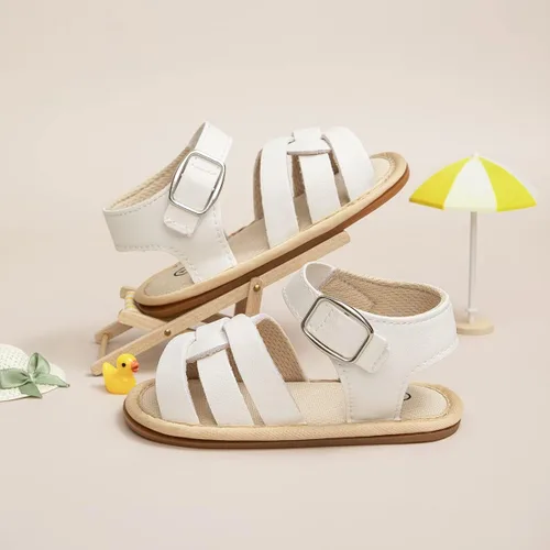 Miniatura 6 de KIDSUN Sandalias para bebés, niñas y niños, suela de goma antideslizante, para verano, playa, al aire libre, zapatos para cuna