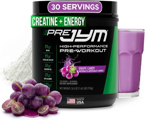 Miniatura 9 de JYM Supplement Science Pre JYM Polvo para antes del ejercicio de Piña y Fresa para Hombres y Mujeres, BCAAs, Nootrópicos, Creatina HCI, Citrullina