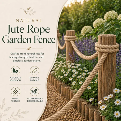 Miniatura 6 de Twisted Manila - Cuerda de yute natural (1.5 pulgadas x 10 pies), cuerda de cáñamo gruesa para muelles, barandillas, escalada de árboles, decoración