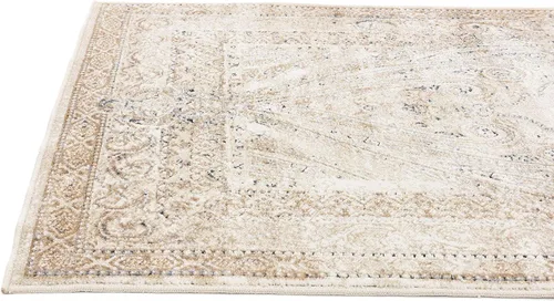 Miniatura 7 de Unique Loom Chateau Collection - Alfombra de área Wilson (3' x 13' 1", color beige/azul)