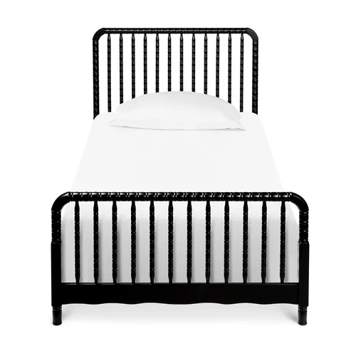 Miniatura 7 de Davinci Jenny Lind - Cama individual con postes de husillo de madera en ébano - Listones de soporte de colchón incluidos