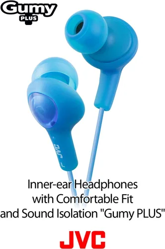 Miniatura 2 de JVC HAFX5A Gummy Plus audífonos con aislación de sonido, peppermint blue Blanco Coconut
