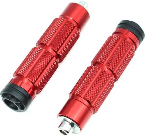 Miniatura 24 de M8 Estriberas Plegables para Motocicleta Estriberas Delanteras Coche Eléctrico Antideslizantes Reposapiés Traseros Bicicleta 90 Grados Fijo Plegable