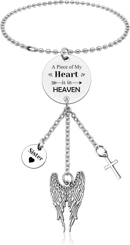 Miniatura 12 de Regalos conmemorativos para hermanos para mujeres y hombres, accesorios para colgar en el automóvil, regalo de condolencias, regalos conmemorativos