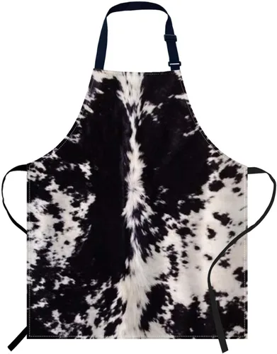 Miniatura 11 de oFloral Delantal de Babero con Animales Nutrias Marinas Jugando en el Agua Nadando con Cuello Ajustable para Hombres y Mujeres, Adecuado para Cocina