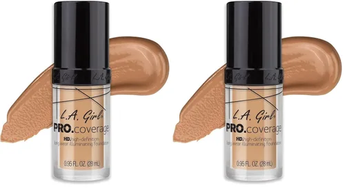 Miniatura 26 de Base de maquillaje líquida L.A. Girl Pro Coverage, Beige