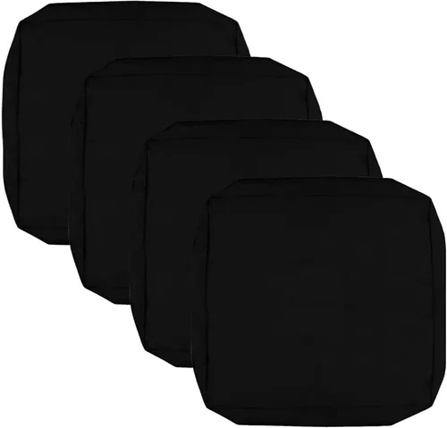 Miniatura 10 de FLYMEI Patio Cushion Covers 16x16x2.5 Waterproof Outdoor Cushion Cover Replacement 1Packs Outdoor Seat Cushion Slipcover for Rattan Chair Sofa, Beige