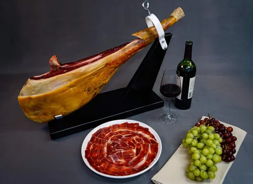 Miniatura 4 de Jamón ibérico de Bellota rebanado a mano (2 oz). Sin gluten por Fermin