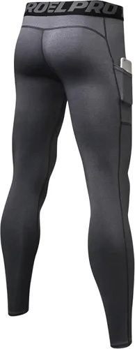 Miniatura 73 de SPVISE Pantalones de compresión para hombre, leggings para deportes, gimnasio, mallas atléticas frescas y secas, capa base para correr, fútbol