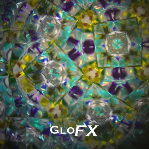 Miniatura 7 de GloFX Tubo de caleidoscopio líquido azul de 7.5 pulgadas X - Caleidoscopios coloridos para adultos, juguetes de flujo Rave Varitas de purpurina