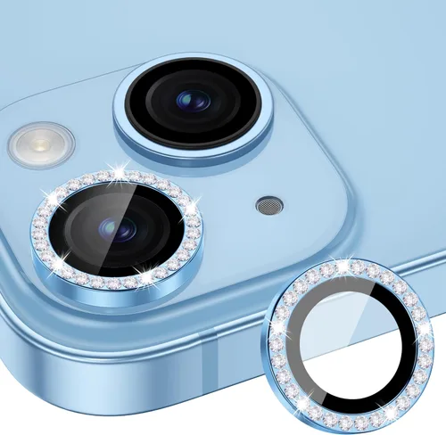 Miniatura 58 de Protector de Lente de Cámara Bling para iPhone 17 Pro / 17 Pro Max, Anillo de Metal con Diamante Individual con Dureza 9H, Protector de Pantalla