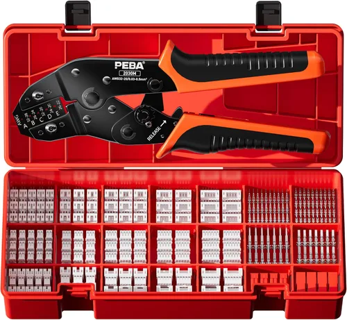 Miniatura 8 de PEBA JST Engarzador con Ratillo 32-22 AWG para Conectores Micro de 1.0mm/1.25mm/1.5mm/2.0mm de Pitch, Herramienta de Engarzamiento para JST-SH
