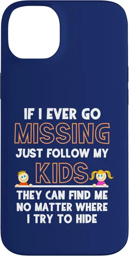 Miniatura 15 de If I Ever Go Missing Follow My Kids Funny Parenting Case for iPhone 17