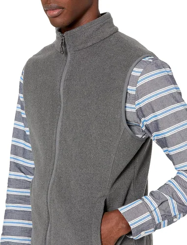 Miniatura 3 de Tienda Essentials - Camiseta polar con cierre completo, para hombre