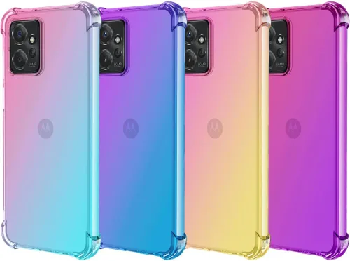 Miniatura 6 de Osophter Funda para Moto G Play 4G 2024, Motorola G Play 2024 para mujeres y niñas, con protector de pantalla, esquinas reforzadas, poliuretano oro