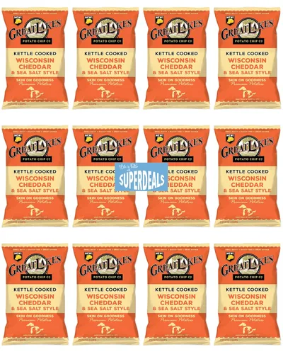 Miniatura 6 de Great Lakes Bold & Zesty Flavor Trio: The Ultimate Snack Adventure by SUPERDEALS Bolsa de 1.375 onzas 4 barbacoa de cereza Michigan 4 sal