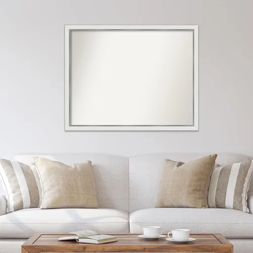 Miniatura 1095 de Amanti Art Espejo personalizado, espejo estrecho de baño de oro blanco, espejo de pared o espejo de tocador de baño sobre el fregadero