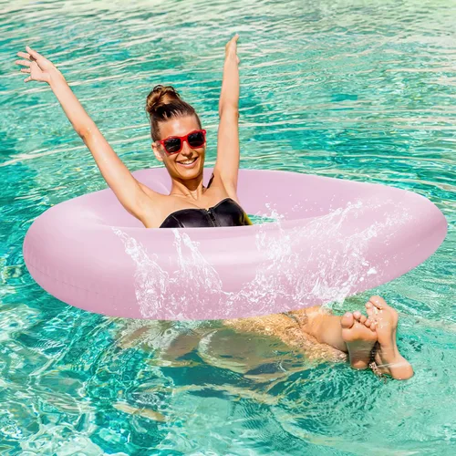 Miniatura 6 de HeySplash Flotadores de piscina, tubos de piscina para adultos, flotadores inflables divertidos para piscina, playa, lago, río, fiesta, decoración