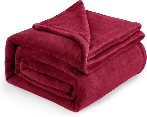 Miniatura 38 de Bedsure GentleSoft - Mantas de forro polar azul marino tamaño Queen - Manta de cama azul suave ligera afelpada difusa acogedora microfibra de lujo