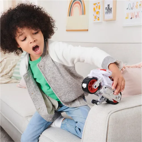 Miniatura 3 de PAW Patrol, Moto Pups Moto Deluxe de Wildcat, vehículo de motocicleta de tracción que hace piruetas y figura de juguete Gato montés