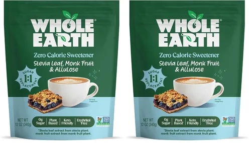 Miniatura 11 de Whole Earth Sweetener Company - Mezcla de hornear de alulosa, granulada, alternativa al azúcar a base de plantas, 12 onzas, 0.75 libras