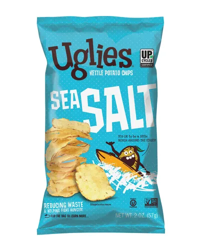 Miniatura 12 de UGLIES Patatas fritas cocidas en hervidor de agua, aperitivos sin gluten, patatas fritas Kosher, aperitivos sin OMG para niños u oficina, bolsas