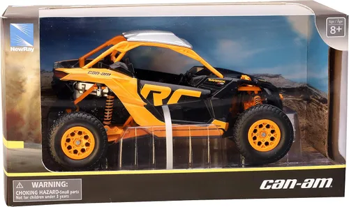 Miniatura 2 de New Ray Toys - UTV a escala 1:18 Can-Am Maverick X RC, Orange Crush 58283