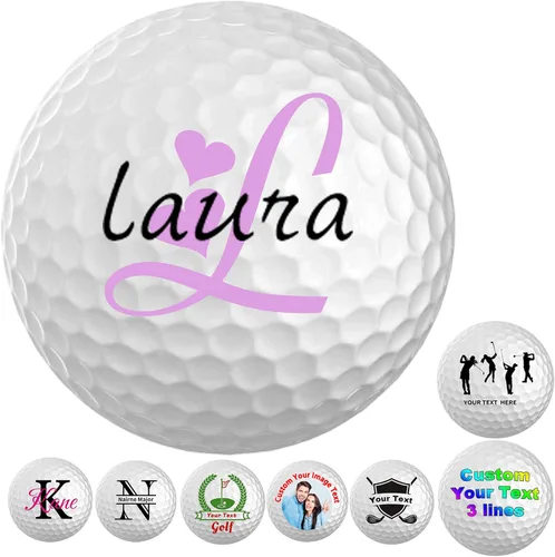 Miniatura 8 de Pelotas de golf personalizadas con logotipo de nombre de imagen para hombres y mujeres, puedes personalizar padrinos de boda únicos, regalo