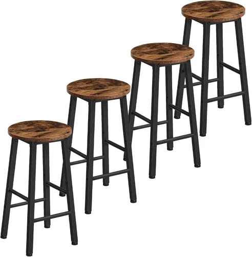 Miniatura 11 de HOOBRO Taburetes de bar, taburetes de bar, juego de 2, taburetes de bar de altura de mostrador, taburetes de bar de 24.8 pulgadas para isla