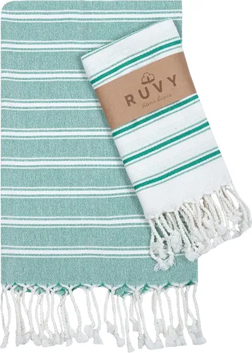 Miniatura 8 de Ruvy Home Basics - Juego de 2 toallas de mano turcas para baño, 18 x 40 pulgadas, algodón, toallas de mano decorativas para cocina, cocina, té, Negro