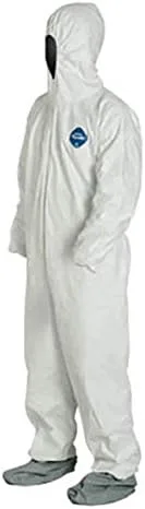 Miniatura 8 de DuPont Tyvek 400 TY122S Buzo de seguridad desechable, con protector de botas, XL, paquete de 25