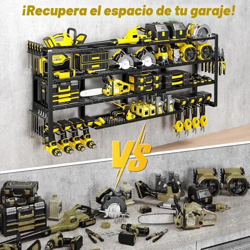 Miniatura 5 de POKIPO Organizador de herramientas eléctricas extra grande de 64 pulgadas de ancho, capacidad de carga de 1000 libras, estante de almacenamiento