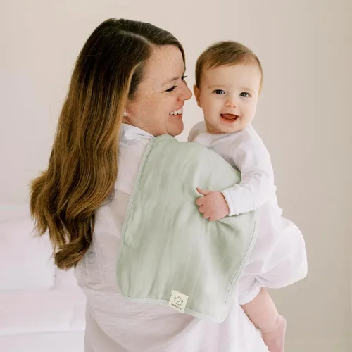 Miniatura 9 de KeaBabies Paños Eructadores de Muselina de Algodón para Bebé Niño, Niña - Paquete de 5 Paños Suaves y Absorbentes para Eructar para Bebés, Toallas
