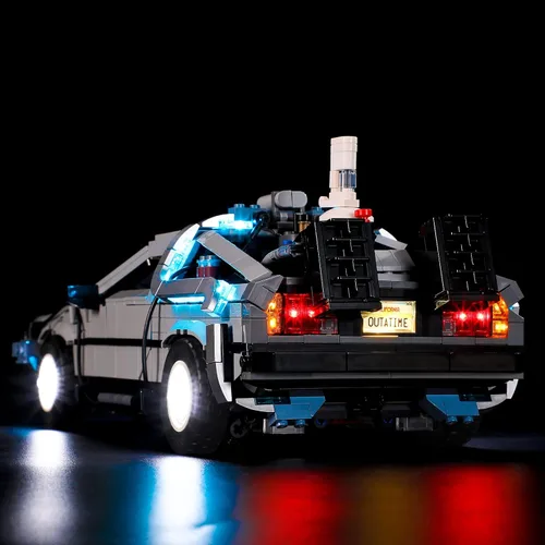Miniatura 4 de BRIKSMAX Luz para Back-to-The-Future-Time-Machine 10300 - Kit de iluminación LED compatible con Lego Creator Expert - No incluye el set de Lego