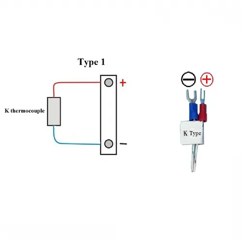 Miniatura 5 de Termopar tipo K impermeable - Sonda de sensor de temperatura a tierra Jaybva para controlador de temperatura PID de dos alambres de acero inoxidable