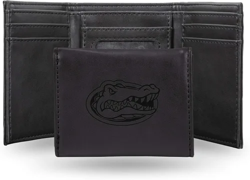 Miniatura 130 de NCAA Rico Industries - Billetera triple grabada con láser, con grabado láser, accesorio para hombre