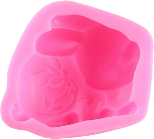 Miniatura 5 de Mujiang Pastel de conejo de Pascua que decora moldes de silicona para fondant de chocolate de azúcar