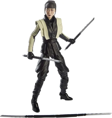 G.I. Joe Serie clasificada Snake Eyes: G.I. Joe Origins Akiko Figura de acción coleccionable 18, juguete de escala premium de 6 pulgadas con paquete
