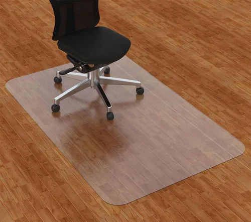 Miniatura 11 de Amyracel Tapete para silla para suelo de madera dura, 36" x 48" tapete para silla de escritorio de computadora, tapete protector de piso de oficina