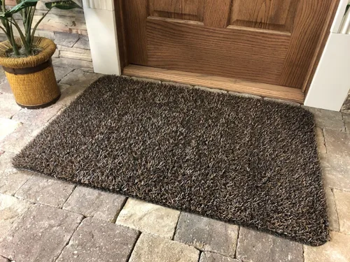 Miniatura 2 de Clean Machine 10377095 High Traffic Astroturf Dirt Trapper Doormat, 23.5" x 35.5", Brown Gris-Carbón
