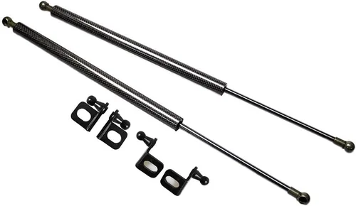 TSUBASA Soportes de elevación para Honda Civic Tipo R (FK8) 2017-2020 Capó delantero Modificar fibra de carbono amortiguadores de choque cargados a