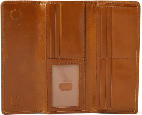 Miniatura 3 de HOBO Jill - Bolso de mano grande triple para mujer, construcción de cuero con acento metálico en el exterior, hermosa e impresionante cartera